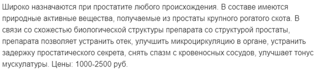 12 свечей от простатита, недорогих и эффективных для мужчин с названием, описанием и ценой