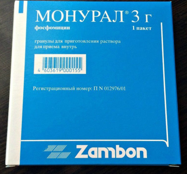 Монурал при простатите у мужчин: схема лечения, отзывы