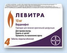 Левитра: инструкция по применению, цена, отзывы