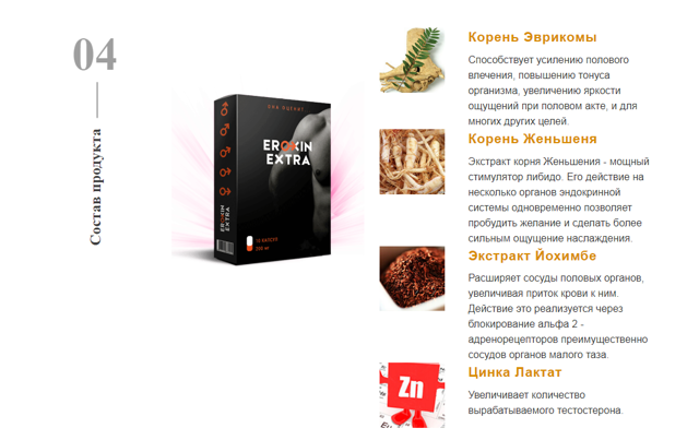 eroxin extra (Эроксин Экстра) для потенции: цена и где купить, отзывы