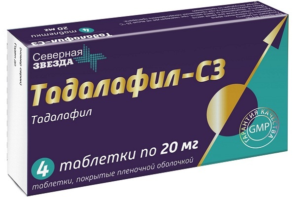 Тадалафил СЗ (с3): инструкция по применению, отзывы и цена